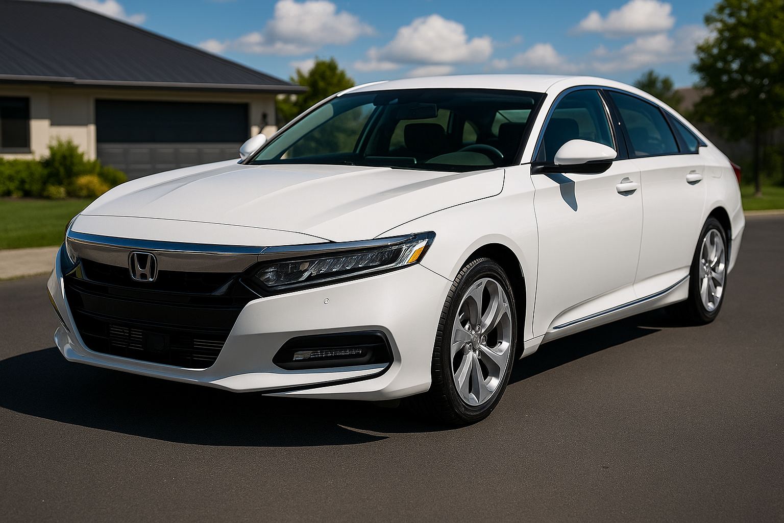 After detailing – clean car exterior